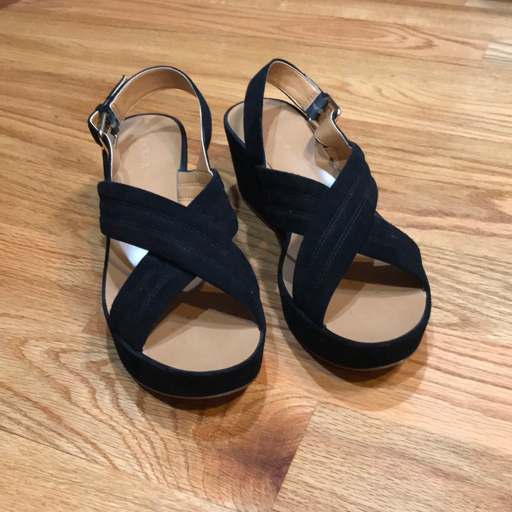 Suede sandals